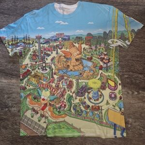 The Simpsons Krustyland Universal Studios t-shirt